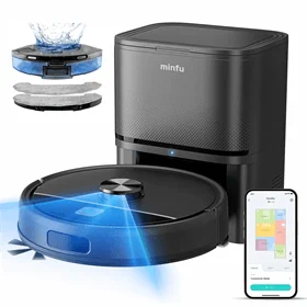 שואב רובוטי מתקדם - ריקון אוטומטי מהדור החדש