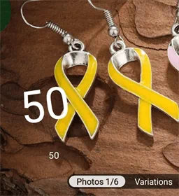 עגילים סמל חטופים עיצוב מיוחד